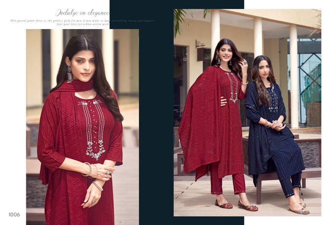 Porter By Sweety Hand Work Designer Kurti With Bottom Dupatta Wholesale Shop In Surat